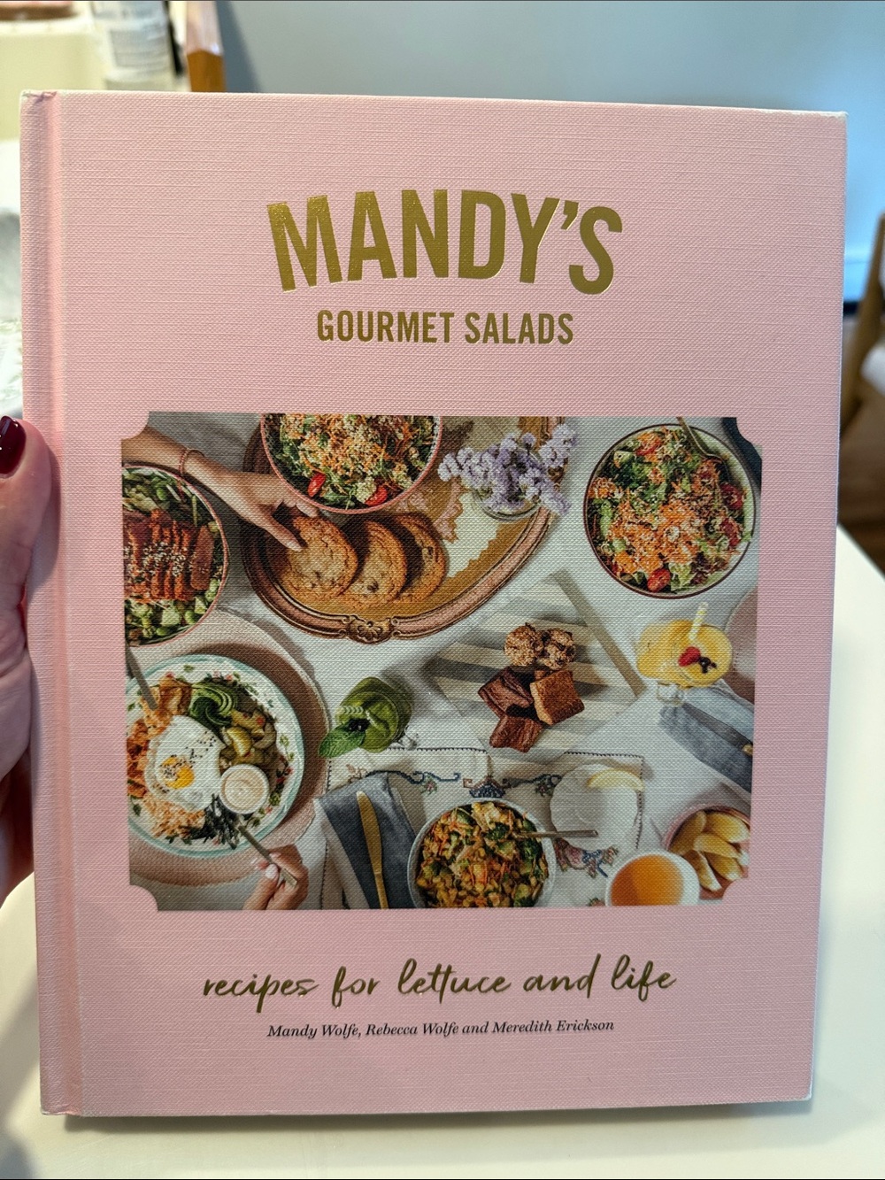 Gourmet Salads Cookbook – Pink Cover